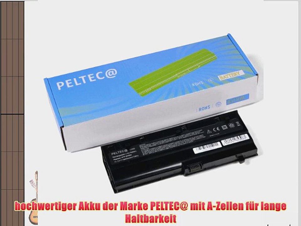 PELTEC@ Premium Notebook Laptop Akku mit *6600mAh hohe Kapazit?t* f?r Medion MD96350 MD96370
