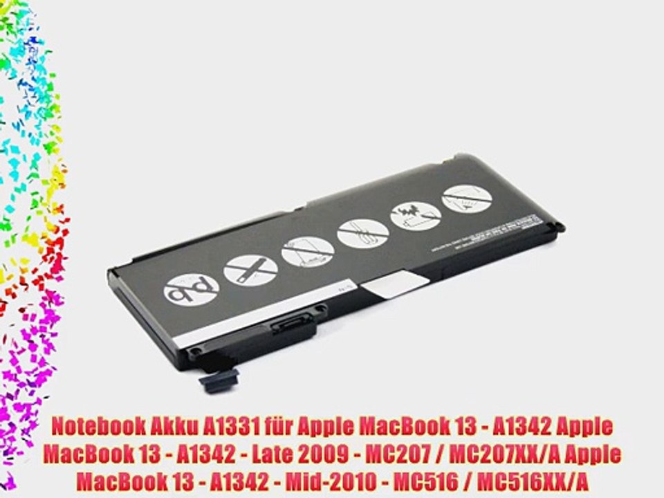Akku f?r Apple MacBook 13 - A1342 (5400mAh) A1331