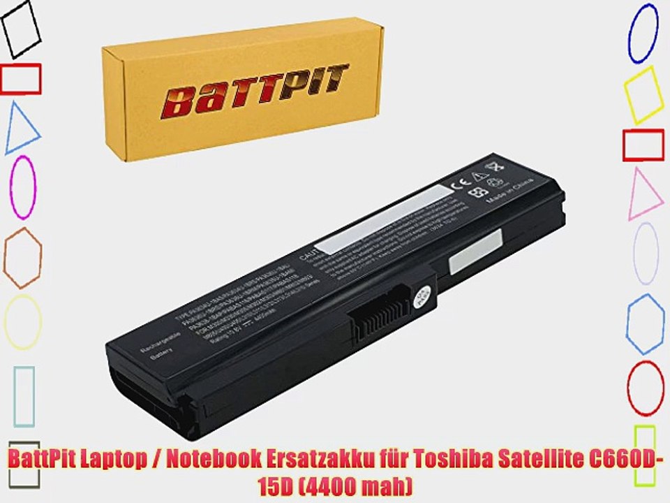 BattPit Laptop / Notebook Ersatzakku f?r Toshiba Satellite C660D-15D (4400 mah)