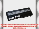 AKKU LI-ION 6600mAh 10.8V in schwarz black passend f?r MEDION MD96630 MD96640 MD 96630 96640