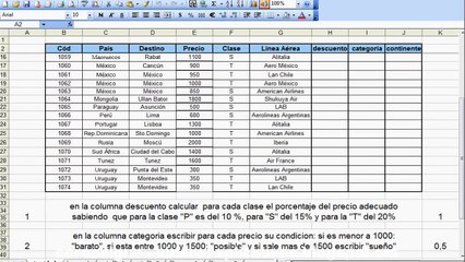 Video tutorial excel funciones logicas si anidado en español