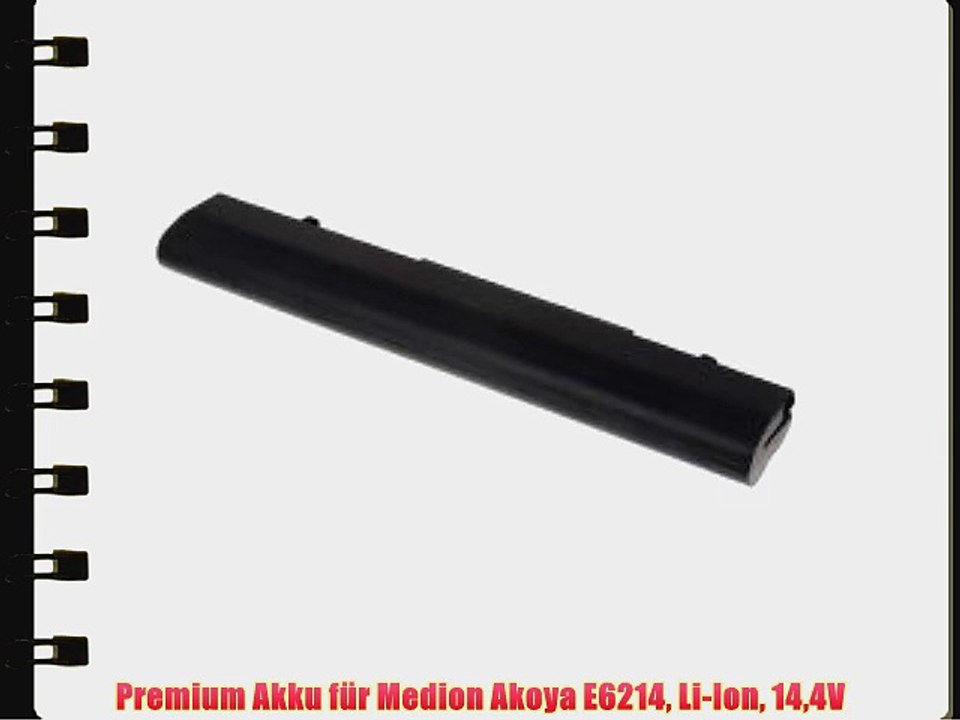 Premium Akku f?r Medion Akoya E6214 Li-Ion 144V