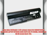 vhbw Akku 6600mAh (7.4V) schwarz black f?r SUBNOTEBOOK NOTEBOOK LAPTOP NETBOOK ASUS EEEPC EEE-PC
