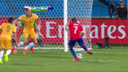 Goles de Chile en Brasil 2014 - Claudio Palma