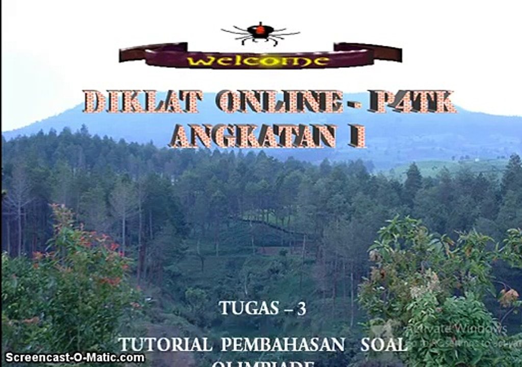 video tutorial pembahasan soal olimpiade