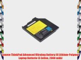 Lenovo ThinkPad Advanced Ultrabay Battery III Lithium-Polymer Laptop Batterie (3 Zellen 2900