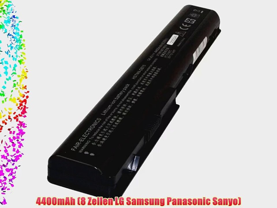 AKKU 4400mAh F?r HP Pavilion DV7 DV8 DV7t DV7z HDX18 HDX-X18 Serie NBP8A94 KS525AA HDX18HSTNN-IB75
