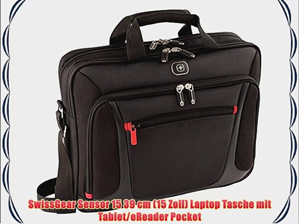 SwissGear Sensor 15 39 cm (15 Zoll) Laptop Tasche mit Tablet/eReader Pocket