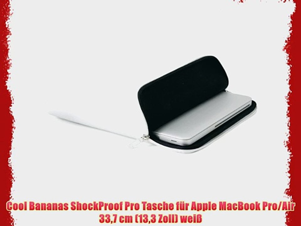 Cool Bananas ShockProof Pro Tasche f?r Apple MacBook Pro/Air 337 cm (133 Zoll) wei?