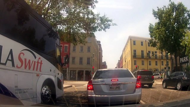 Driving through Downtown New Orleans, LA