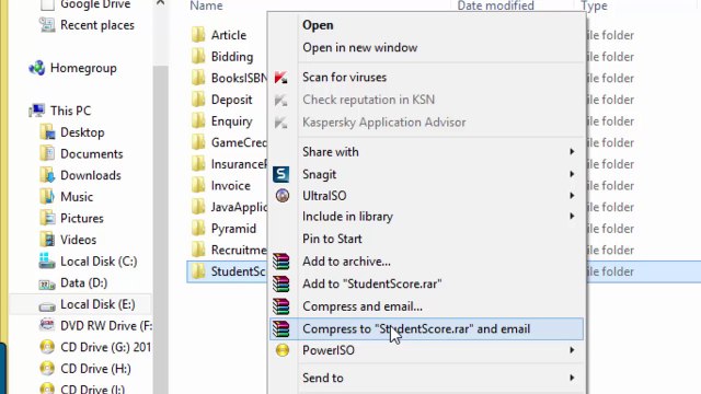 Hướng dẫn sử dụng phần mềm nén và giải nén