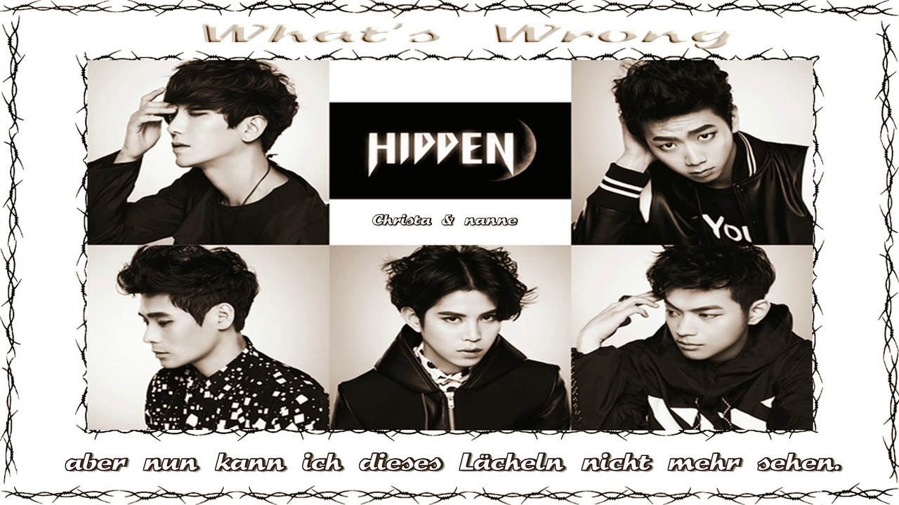 Hidden - What’s Wrong (왜이래) k-pop [german Sub]