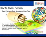 How To Search Facebook - Facebook Advanced Search - Reputation Management on Facebook