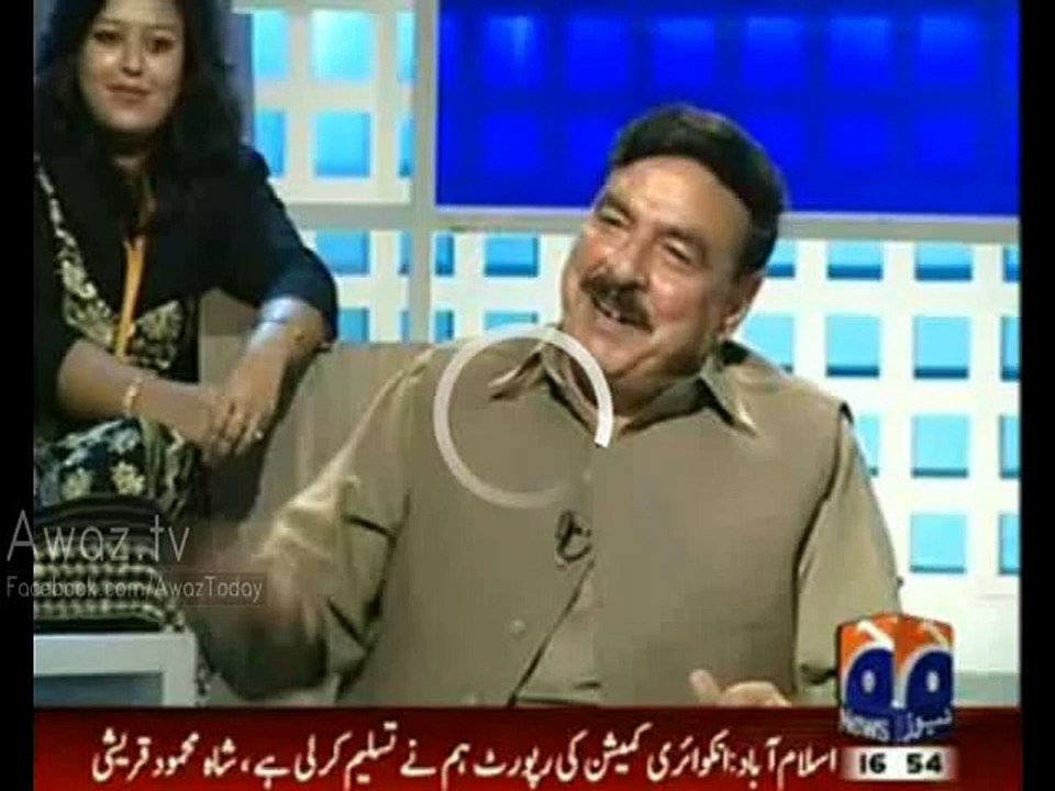Meri Maa Samajhti thi Mujhay Jin Chimarr gaya ha- Anchor asks Apko Churail Nahi Chimrri Koi - Watch Sheikh Rasheed's Reply