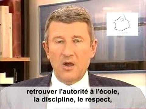 Spot de campagne de Philippe de Villiers