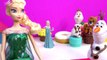 Queen Elsa Frozen Fever Princess Anna Playdoh Birthday Cake Snowman Olaf Parody Play-doh Fun