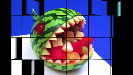 How to make a watermelon piranha bowl