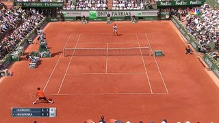 2015-06-07 Roland Garros Final - Wawrinka vs Djokovic (highlights HD)