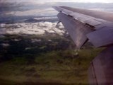 Landing at Port Moresby International Airport, Papua New Guinea