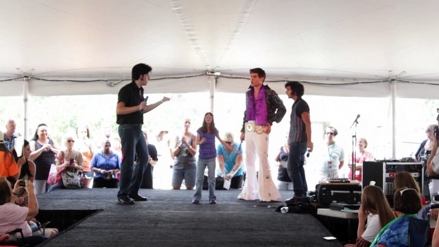 Austin Irby, Taylor Rodriguez and Cote Deonath sing 'Runaway' Elvis Week 2014