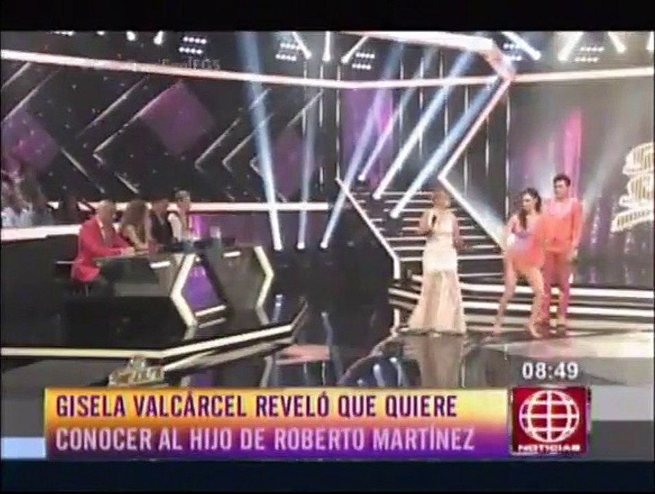 Gisela Valcárcel desea conocer al hijo de Roberto Martínez