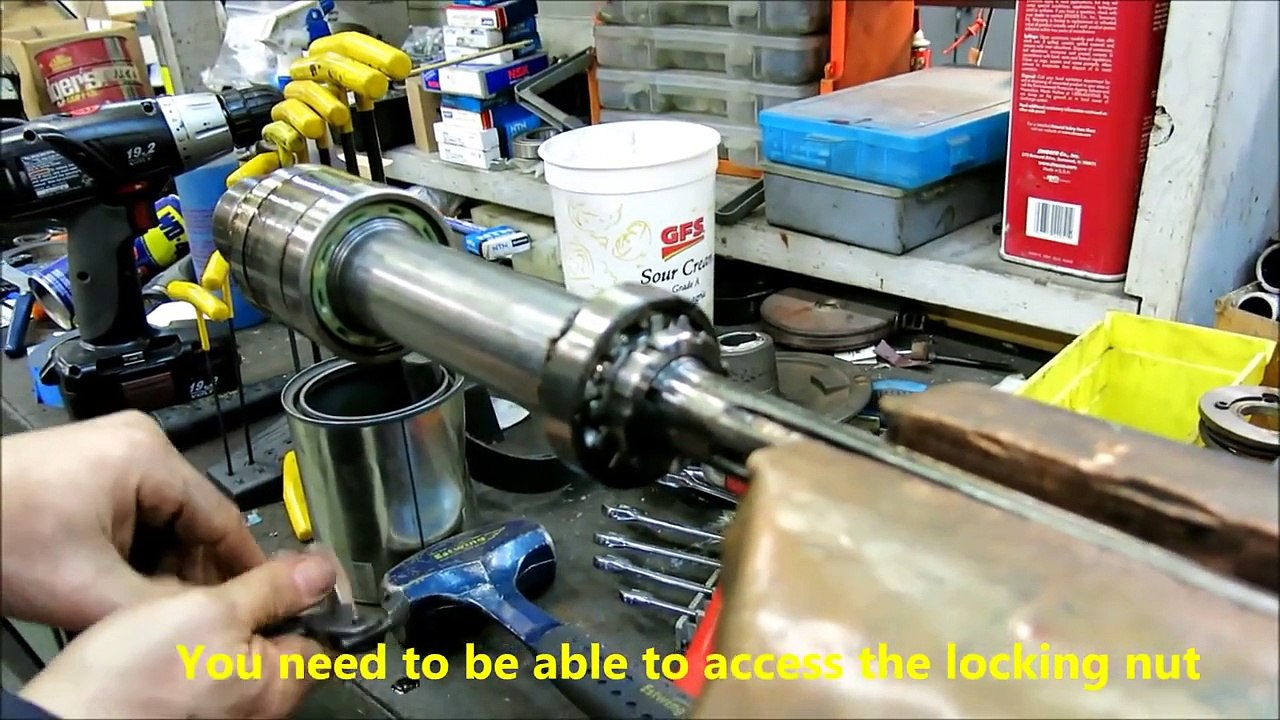 Replacing the Spindle Bearings on a Bridgeport Head video Dailymotion