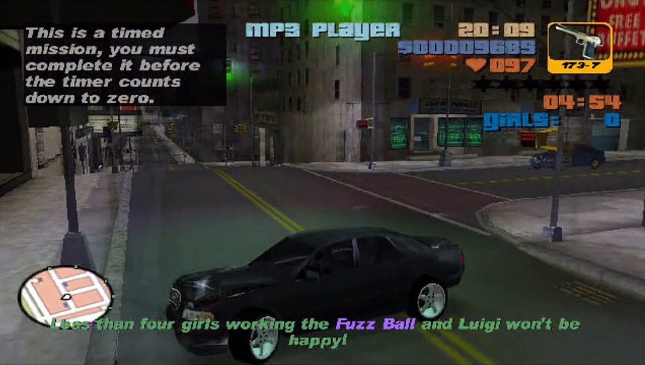 GTA 3 Real - Mission #6 : The Fuzz Ball