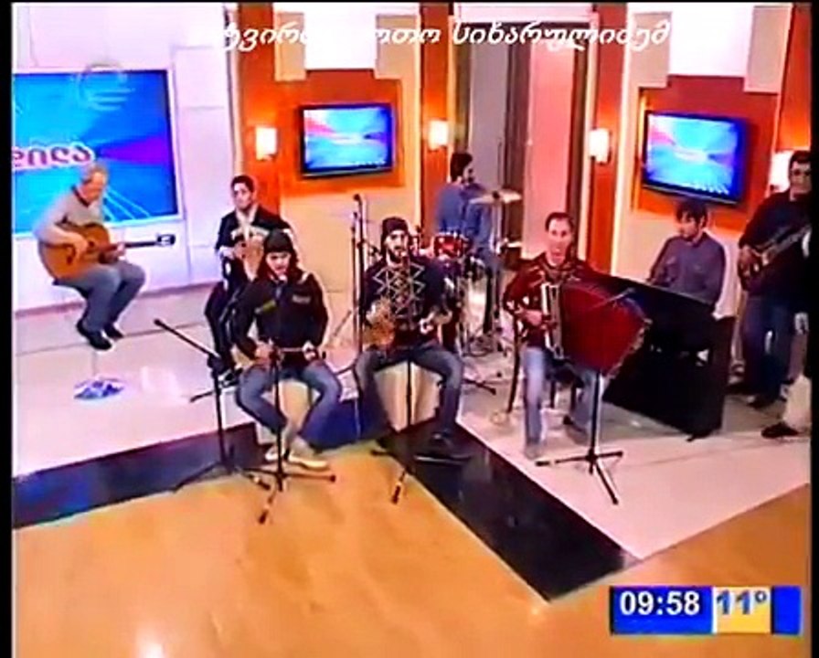 Group "Bani" - vaja pshavela группа бани красивая грузинская песня
