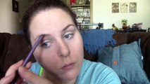 GRWM: Neutral w/ a Pop of Colour -Brown and Turquoise Eye Makeup-