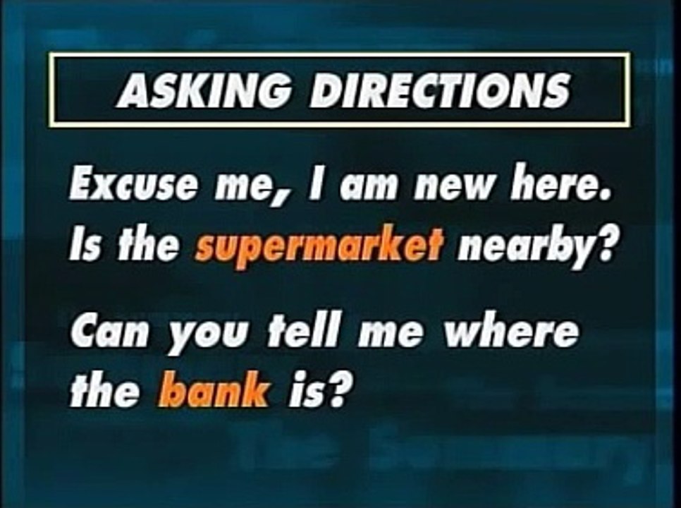 Unit 4 Learn English 13 Asking for and giving directions