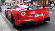 ARAB Ferrari F12 Berlinetta LOUD Revs & Exhaust Sounds in London!