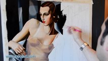Lempicka - Portrait of Mrs Allan Bott | Art Reproduction Oil Painting