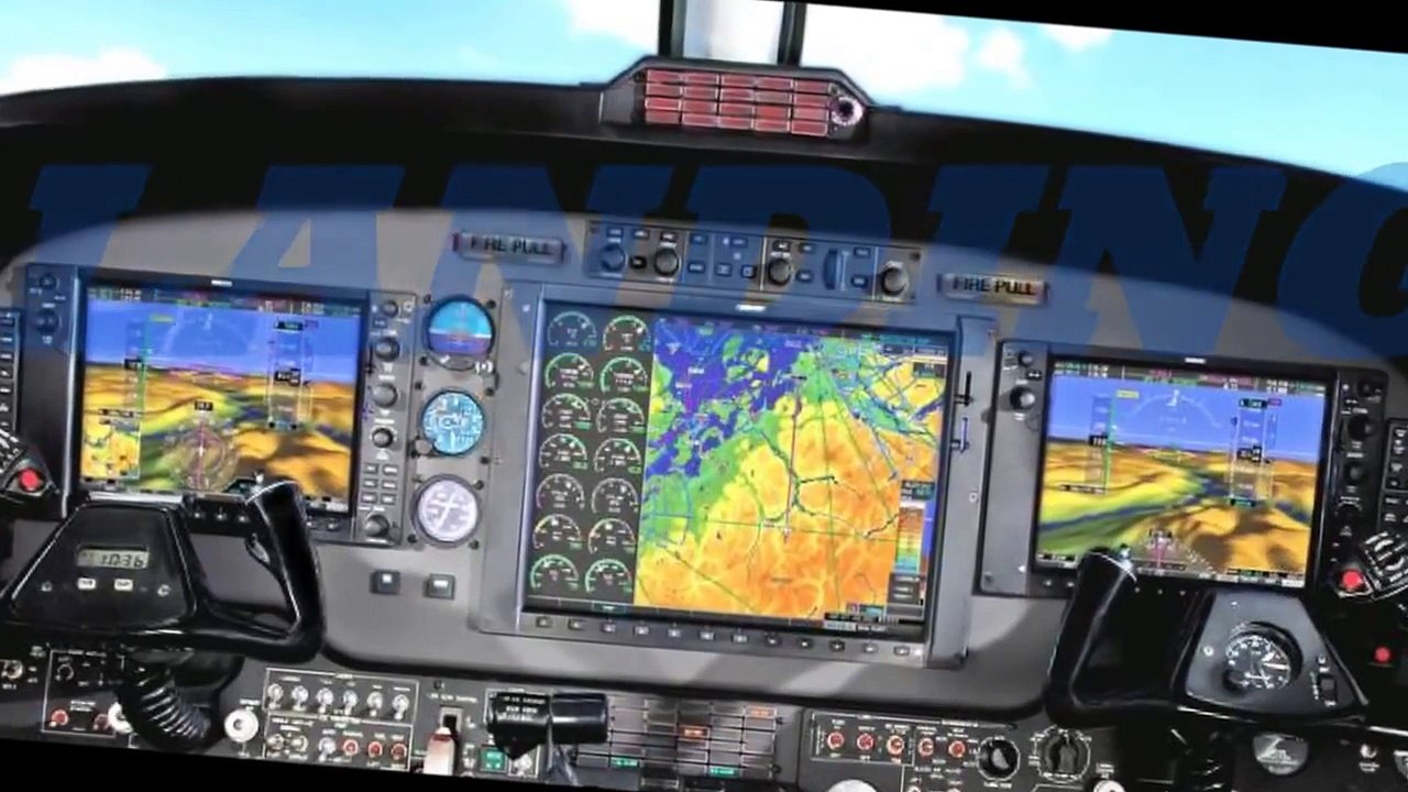 First B1900D with Garmin G950 Take Off and Landing at Bogota - Cockpit View