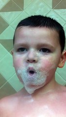 Funny 4 year old - Merry Christmas in July