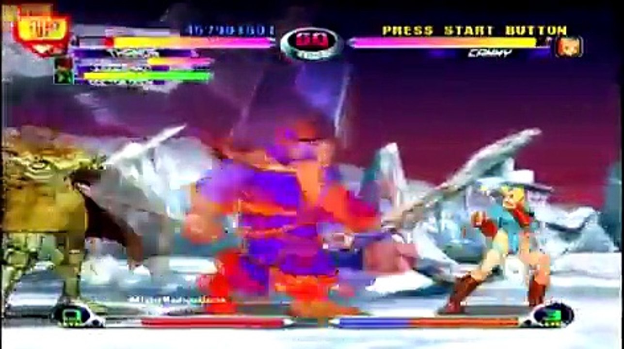 Marvel vs Capcom 2 - Juggernaut-Thanos-Doom Playthrough 3/3