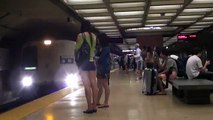 San Francisco/Daly City Train Arriving at Downtown Berkeley BART (HD)
