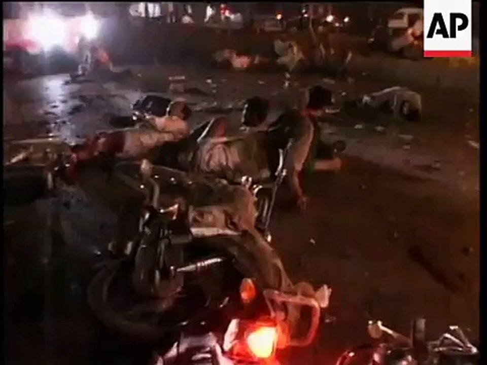 Pakistan - Bomb Blast at Benazir Bhutto Rally