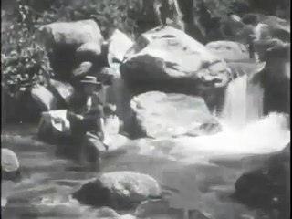 1897 - The Fisherman at the Stream - ALICE GUY BLACHE - Le pecheur dans le torrent