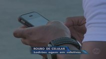 Maior parte dos furtos de celulares ocorre no transporte público