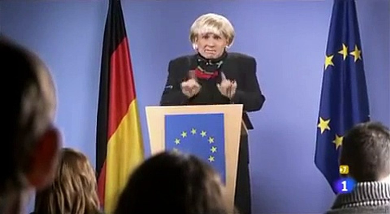 Ángela Merme- José Mota.Angela Merkel