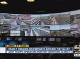 Deadly crashes on freeways around the Valley