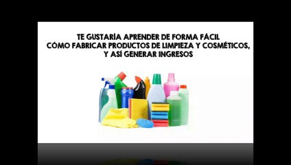 Formulas para hacer productos de limpieza
