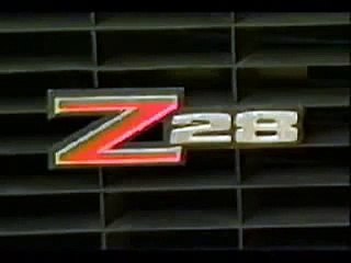 1978 Chevrolet Camaro Z28 TV ad