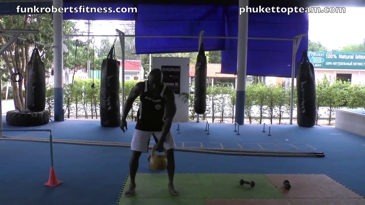 Kettlebell Workout Finisher Ladder Circuit