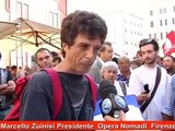 Protesta dei Rom e Sinti a Roma.mp4