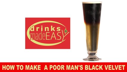 How To Make A Poor Man's Black Velvet-Drinks Made Easy