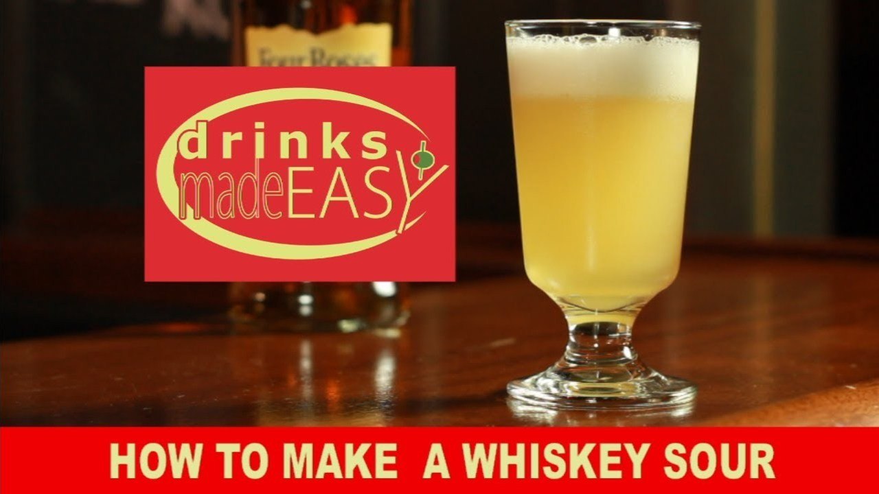 How To Make A Whiskey Sour with Fighting Cock Bourbon Whiskey-Drinks Made Easy