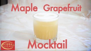 How To Make A Maple Grapefruit Mocktail -Drinks Made Easy
