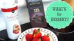 Chocolate Strawberries and Whipped Cream | Healthy Meal Prep