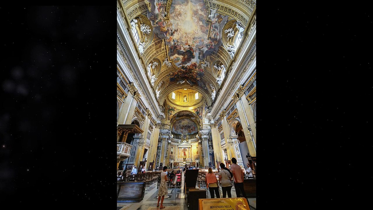 The Orion Constellation In The Church Of The Gesu [1080p] - Danny Wilten